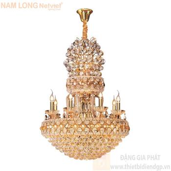 Đèn chùm pha lê cao cấp Ø800*H1100+600,E14*37 lamp, 374 crystals k9 type 1, 60 crystals k9 type 1 NC 8006/8